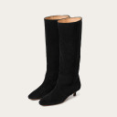 Stockholm High Boots, black velvet